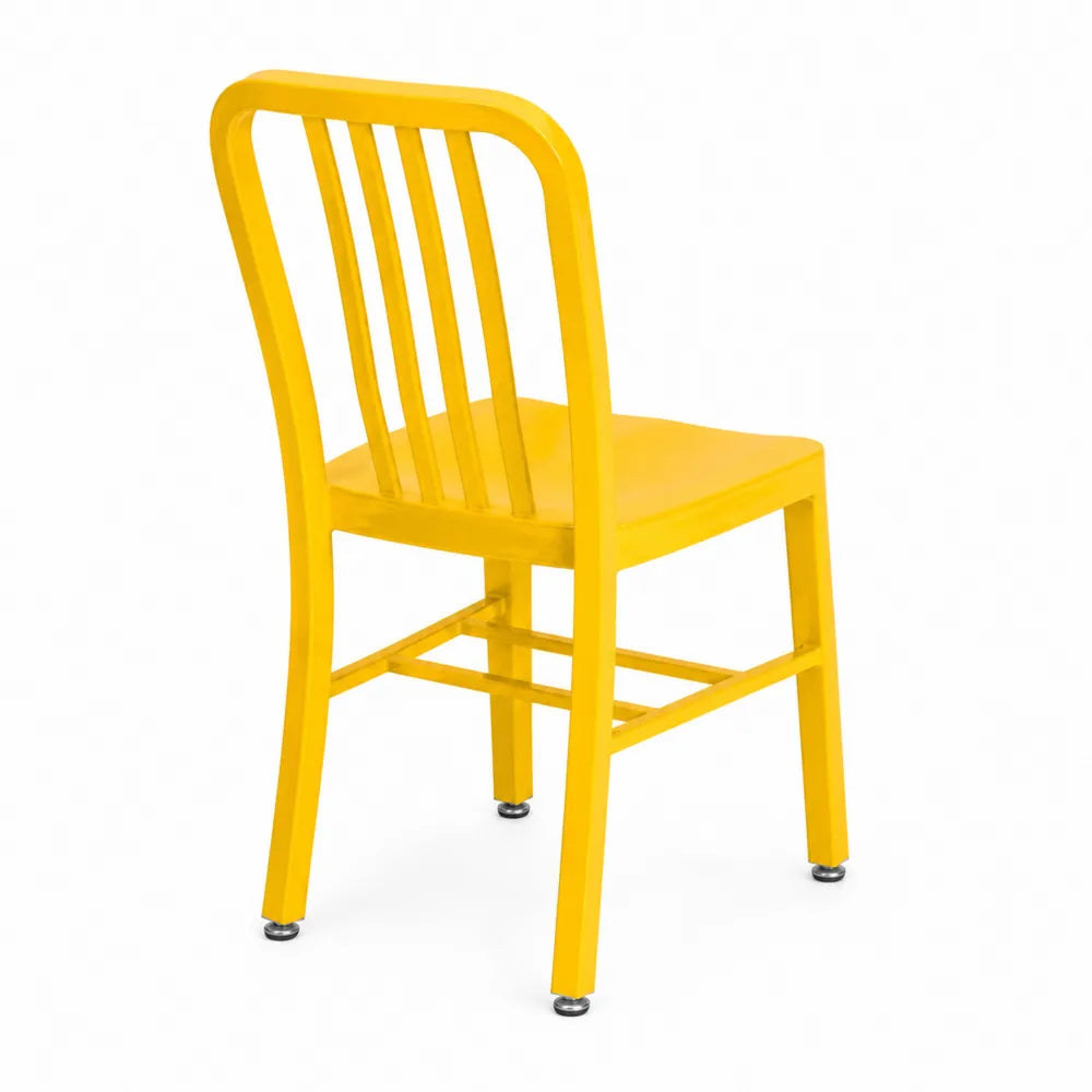 Chaise en Métal Jaune